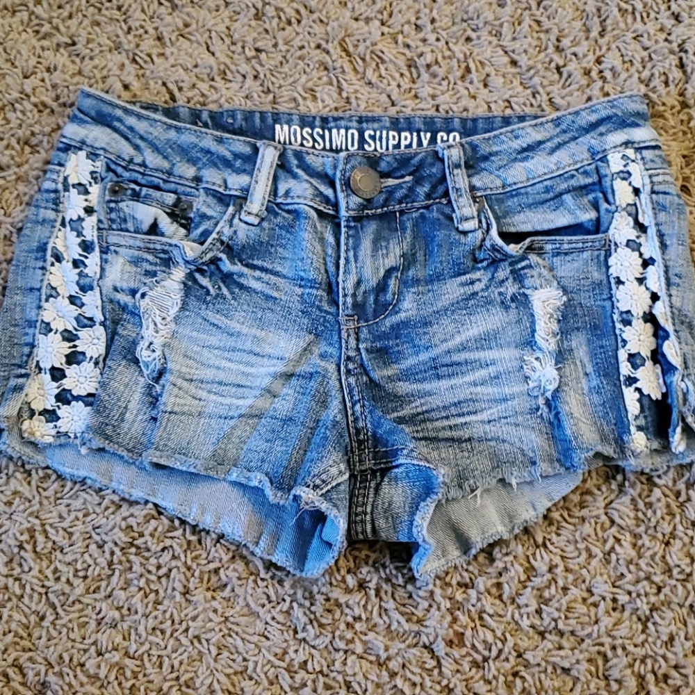 Mossimo Blue Denim Jean Shorts